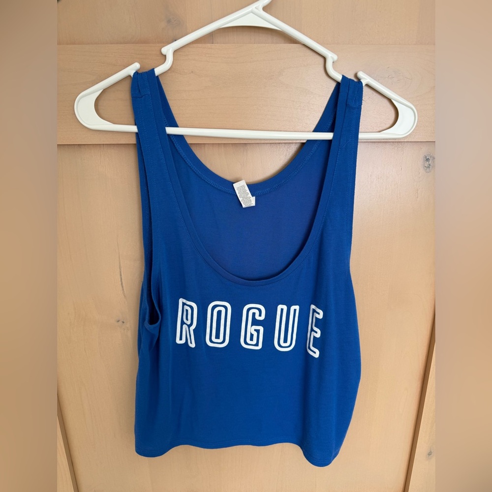 Rogue Bella Canvas Blue Women's Crop Tank Top